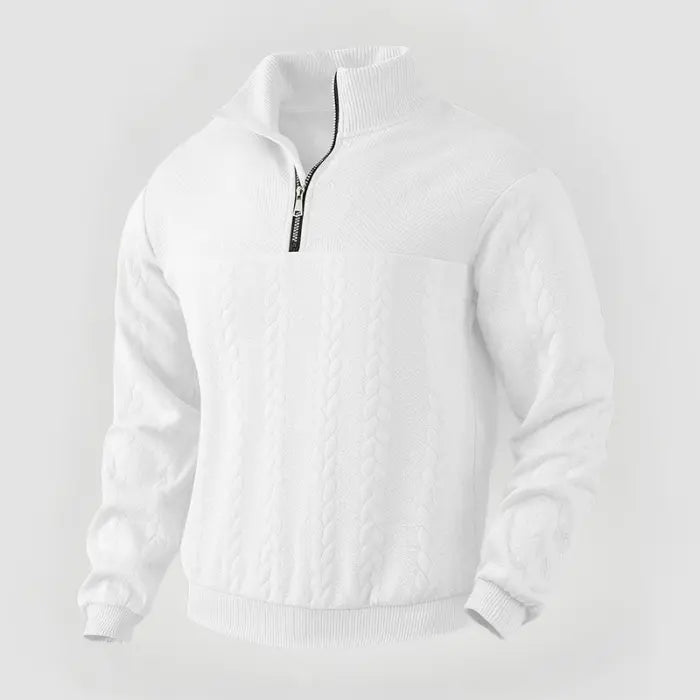 ByCastello | Klassisk Quarter Zip Tröja