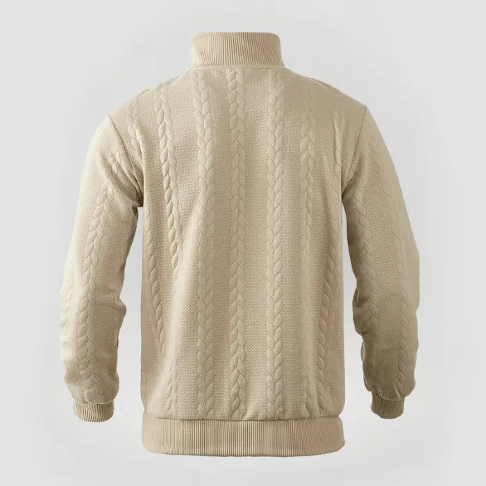 ByCastello | Klassisk Quarter Zip Tröja