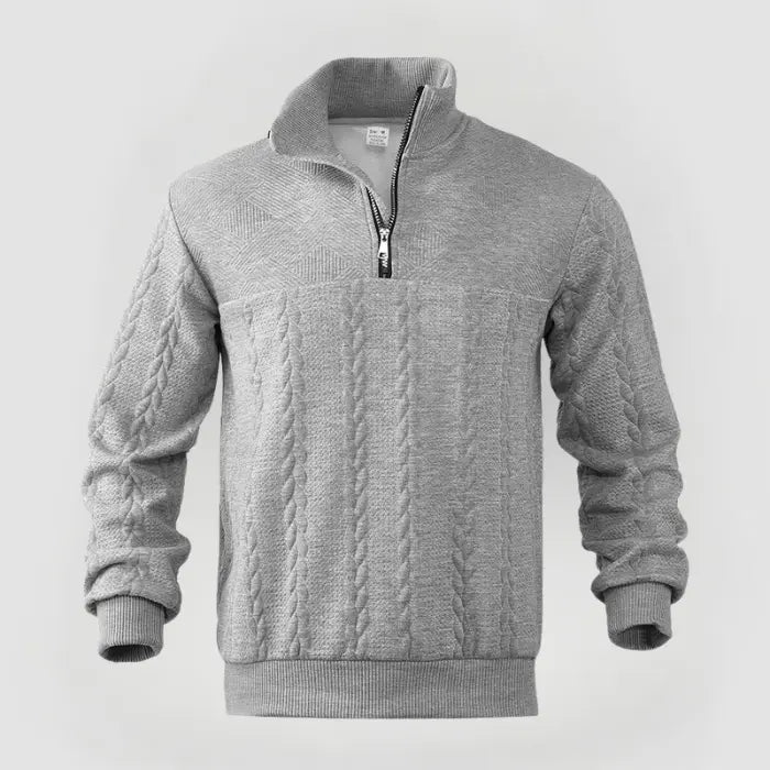 ByCastello | Klassisk Quarter Zip Tröja