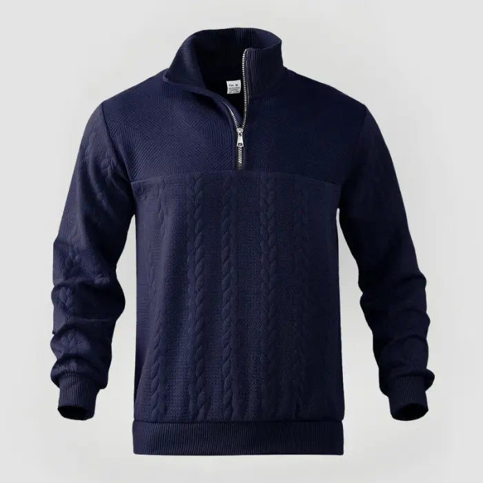 ByCastello | Klassisk Quarter Zip Tröja