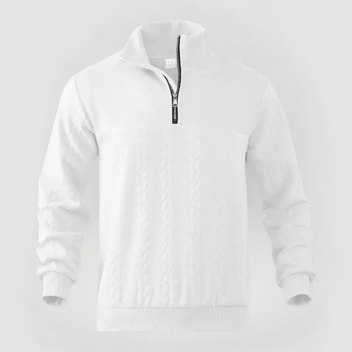 ByCastello | Klassisk Quarter Zip Tröja