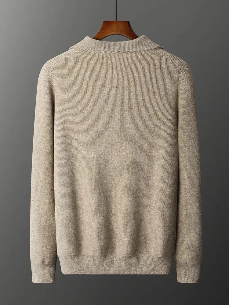 ByCastello | Lyxig tröja med halv zip