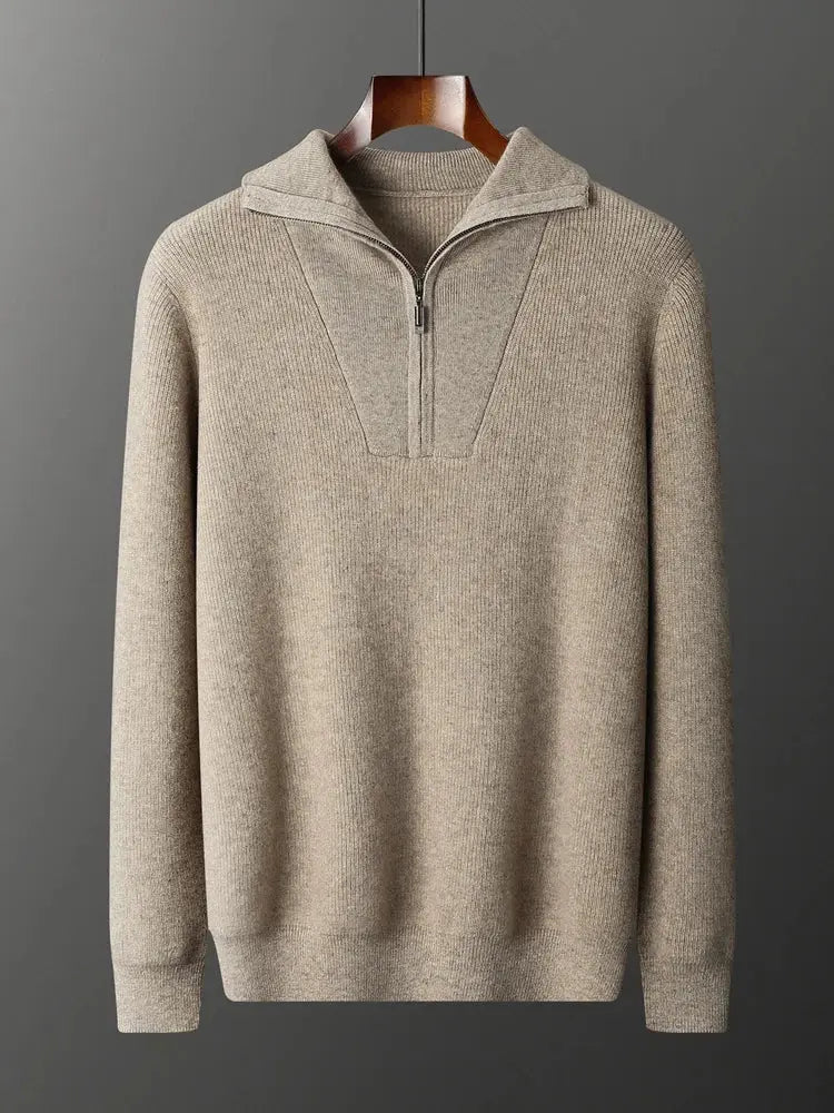 ByCastello | Lyxig tröja med halv zip
