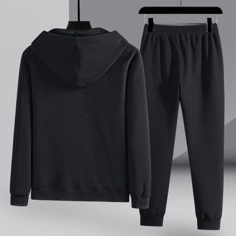 ByCastello | Trendigt våffelstickat loungewear-set