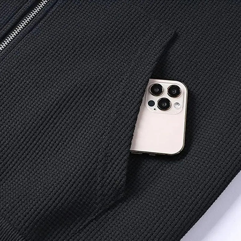 ByCastello | Trendigt våffelstickat loungewear-set