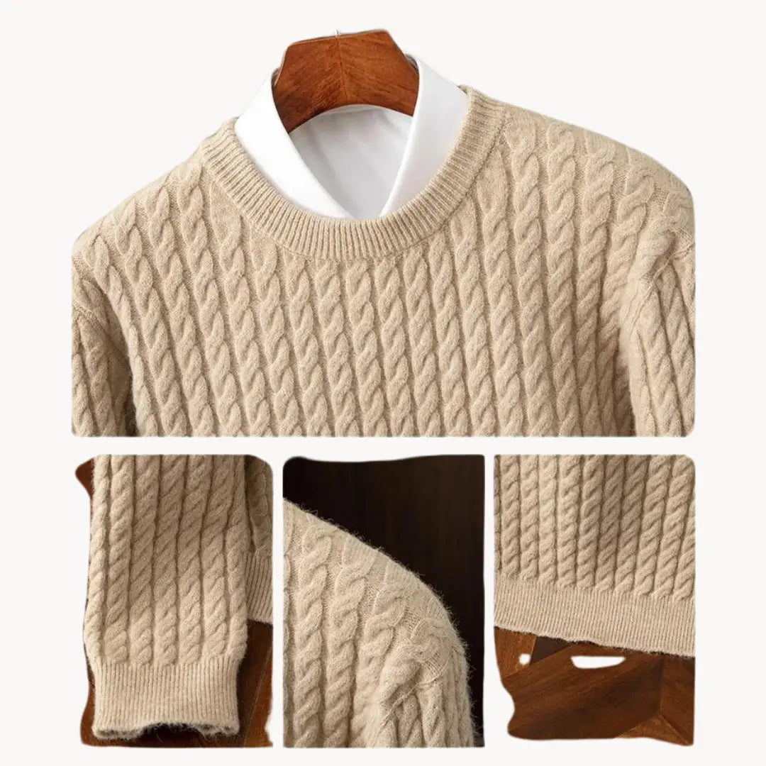 ByCastello | Värmande cashmere stickad tröja