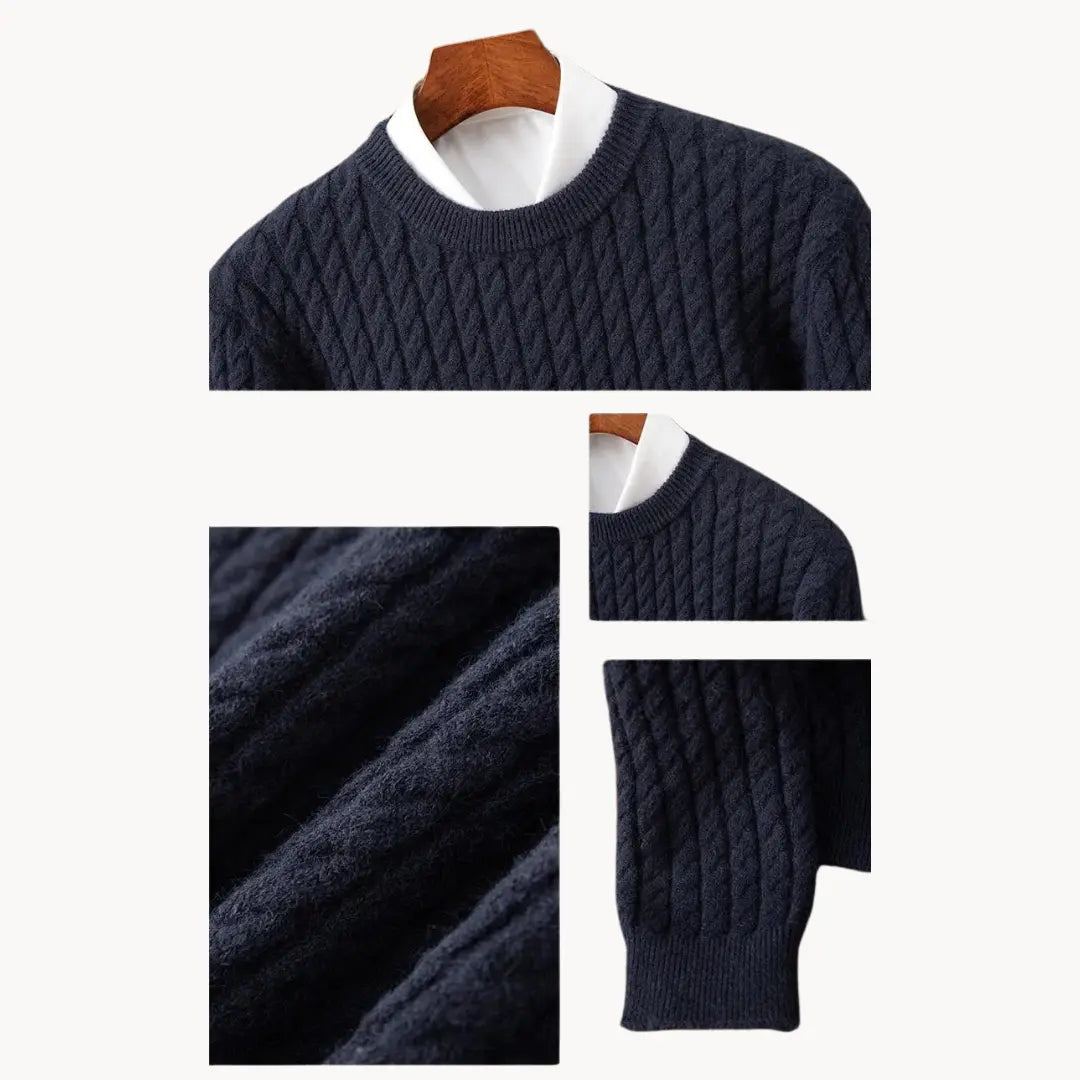 ByCastello | Värmande cashmere stickad tröja
