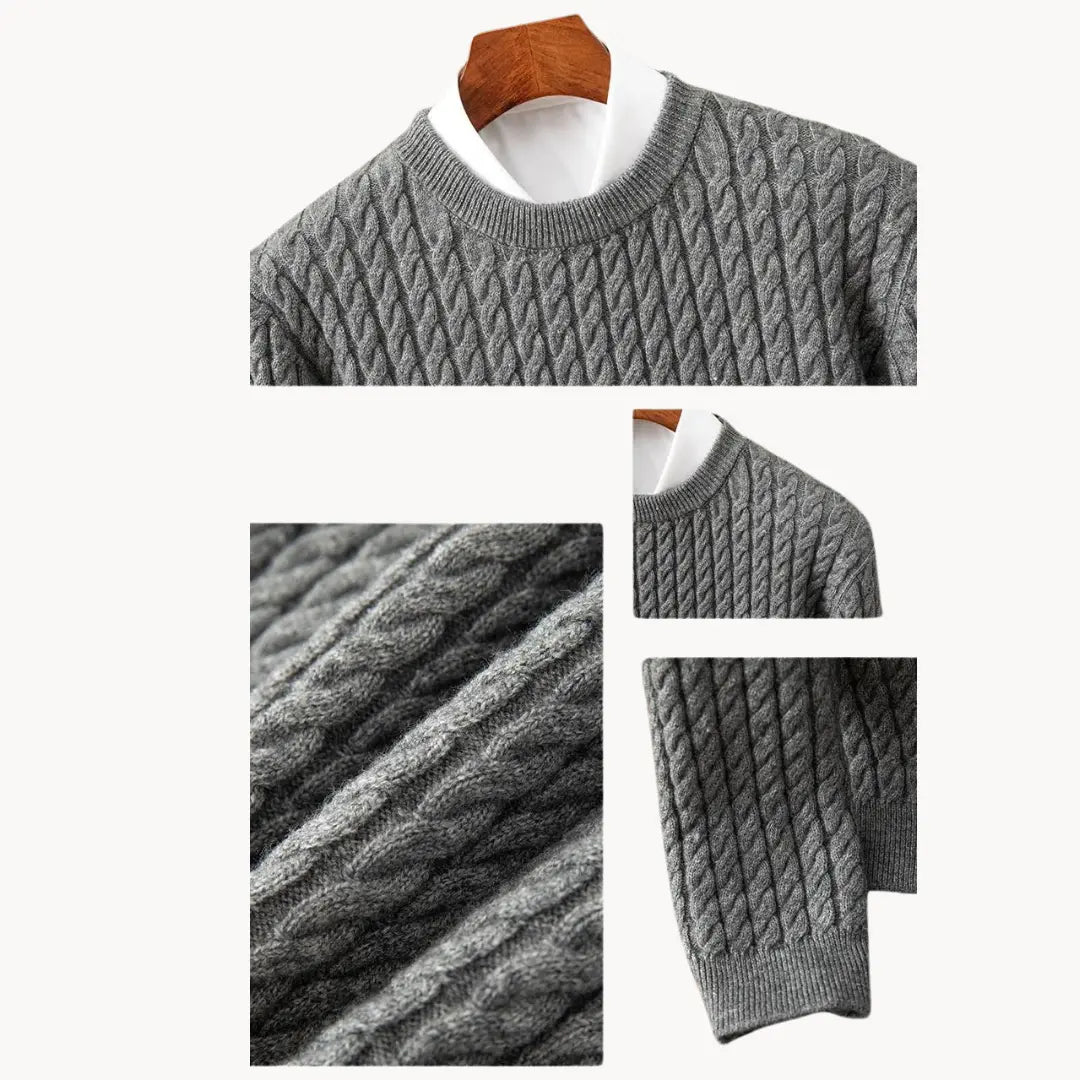 ByCastello | Värmande cashmere stickad tröja
