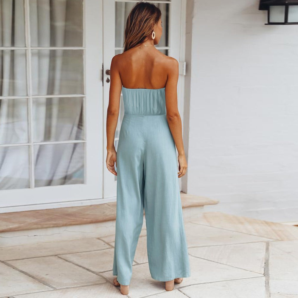 Dam Jumpsuit i Högkvalitativt Tyg