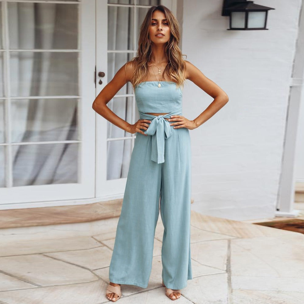 Dam Jumpsuit i Högkvalitativt Tyg