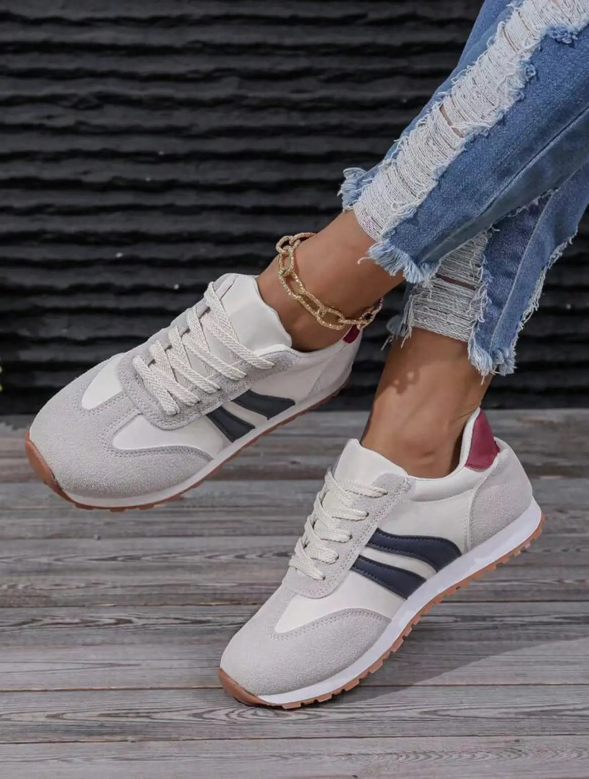 Dam Sneakers Mocka Låg Topp