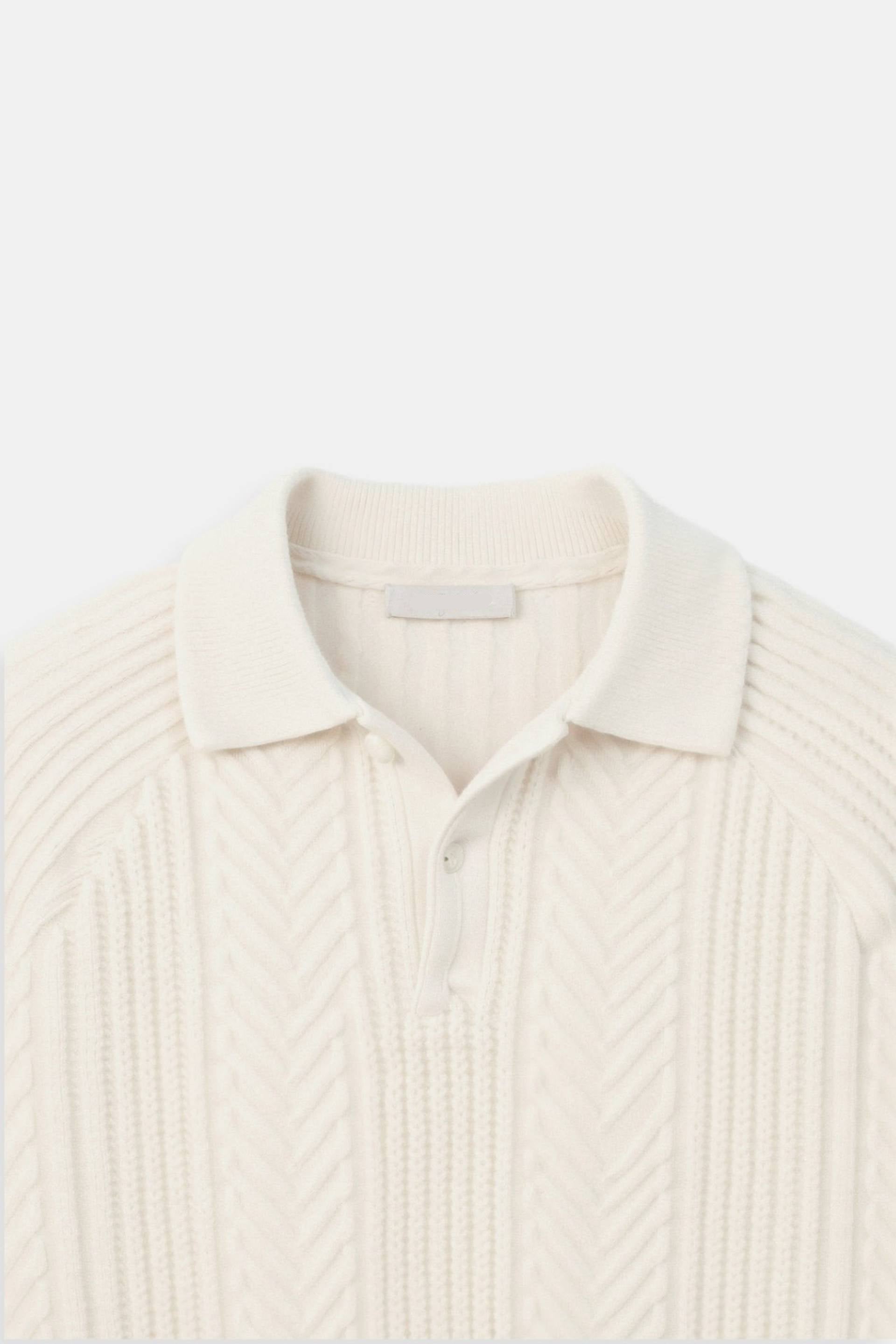 Herr Retro Tröja med Långa Ärmar i Enfärgad Design