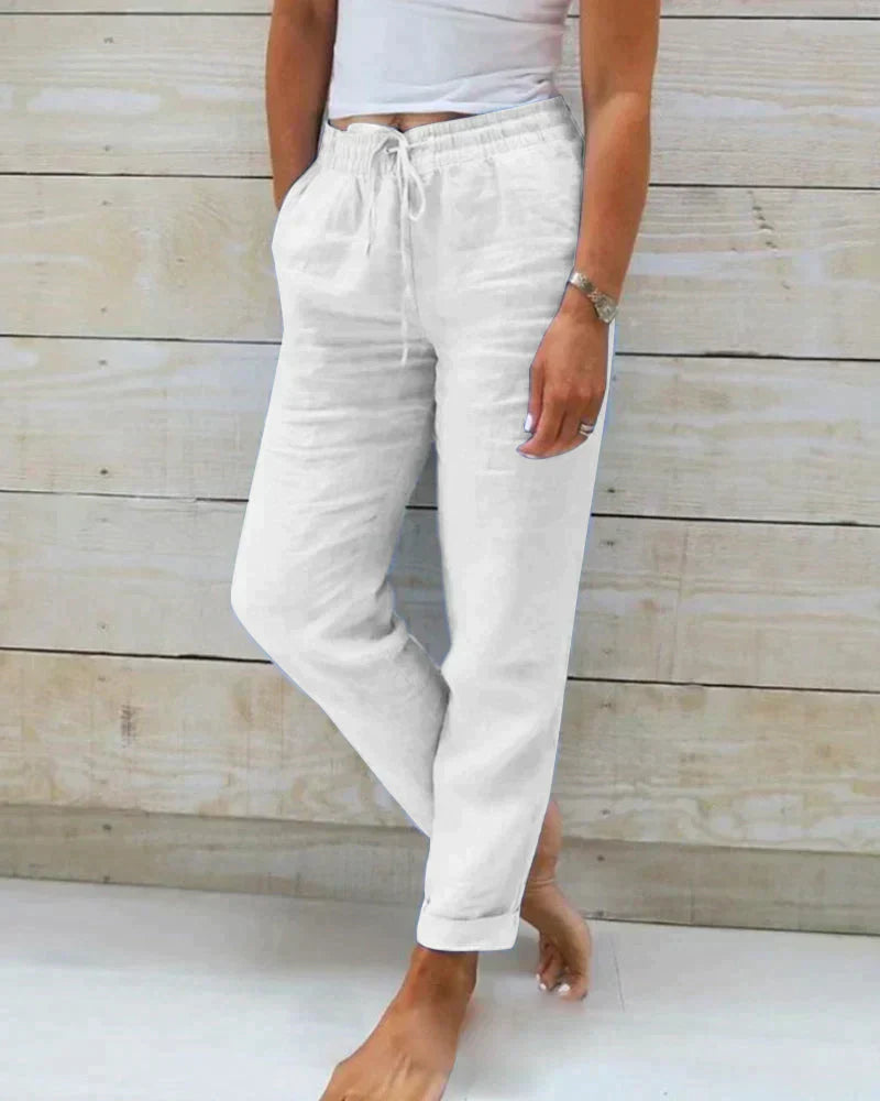 Dambyxor i linne – Elegant stil i exklusivt tyg