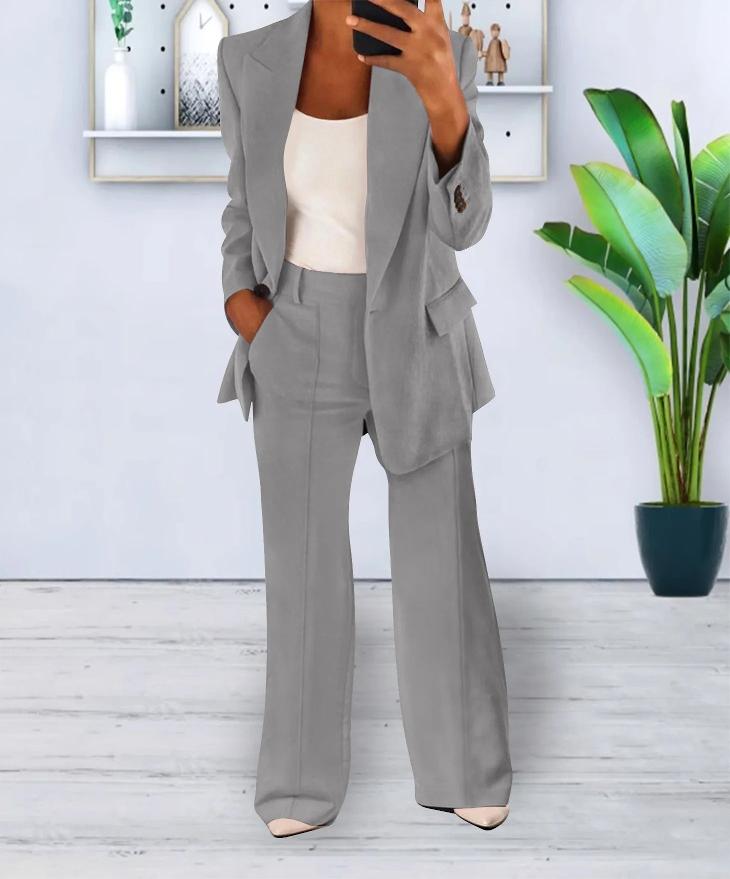 Dams Blazer Set Högkvalitativt Material