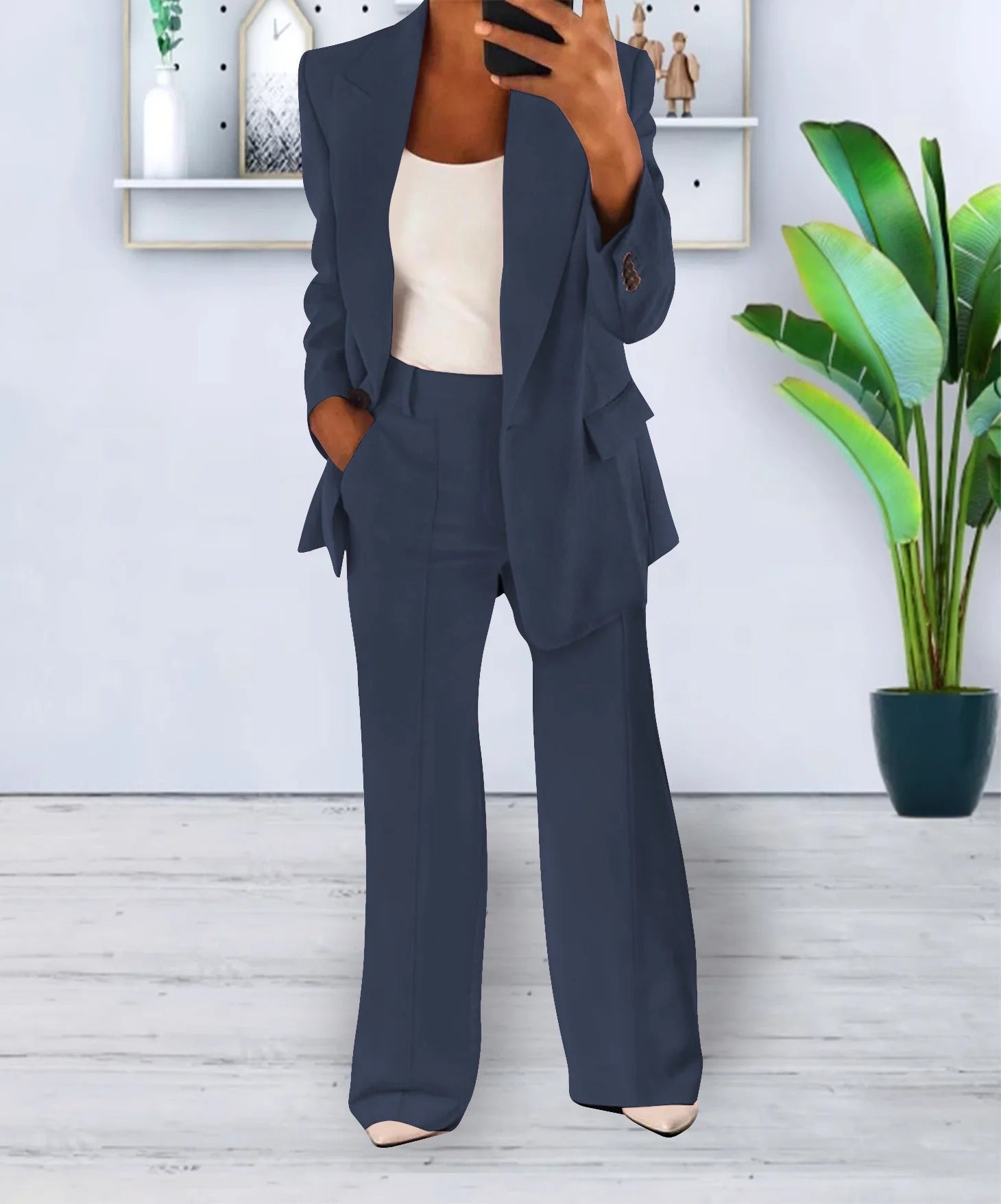 Dams Blazer Set Högkvalitativt Material