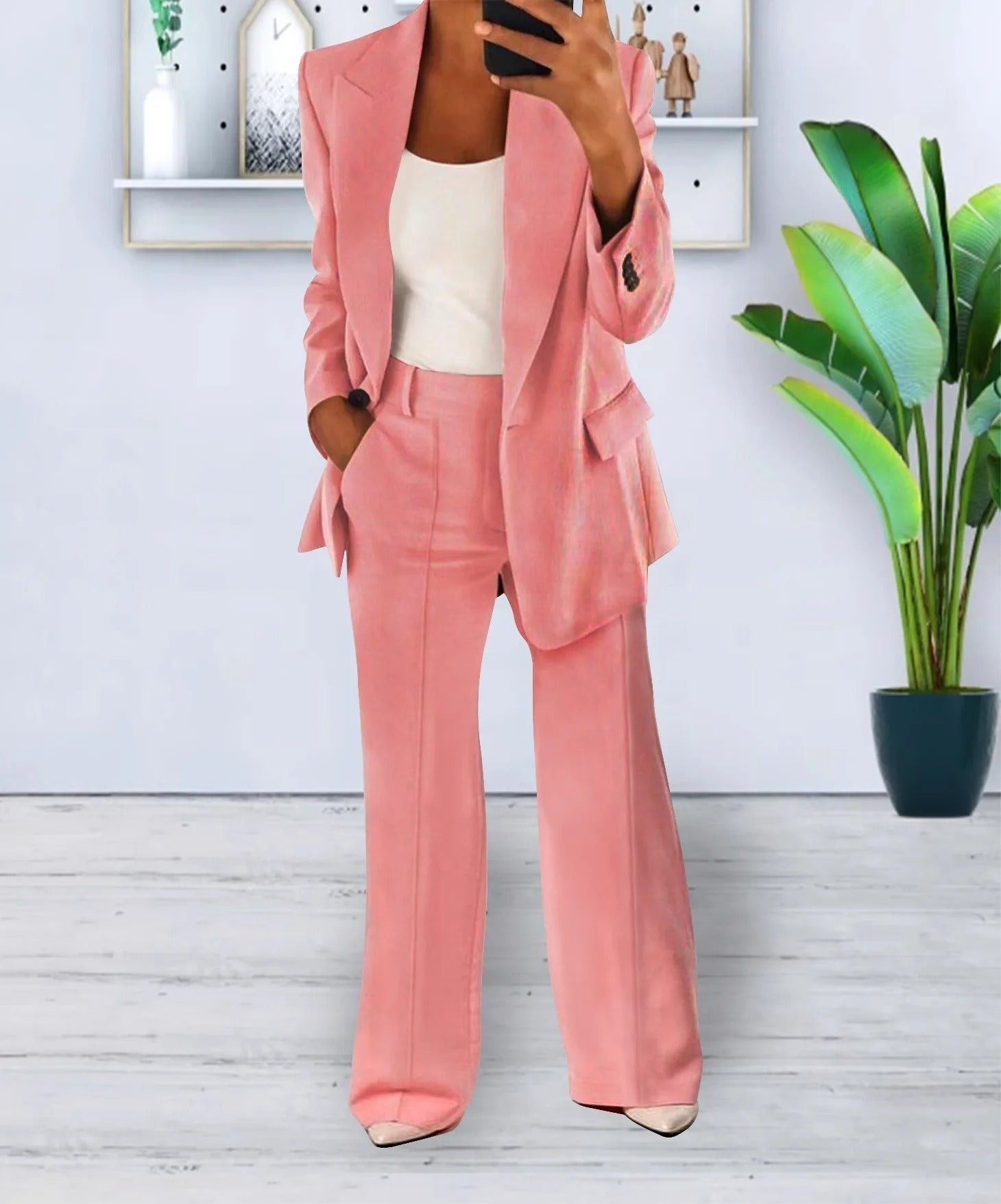 Dams Blazer Set Högkvalitativt Material