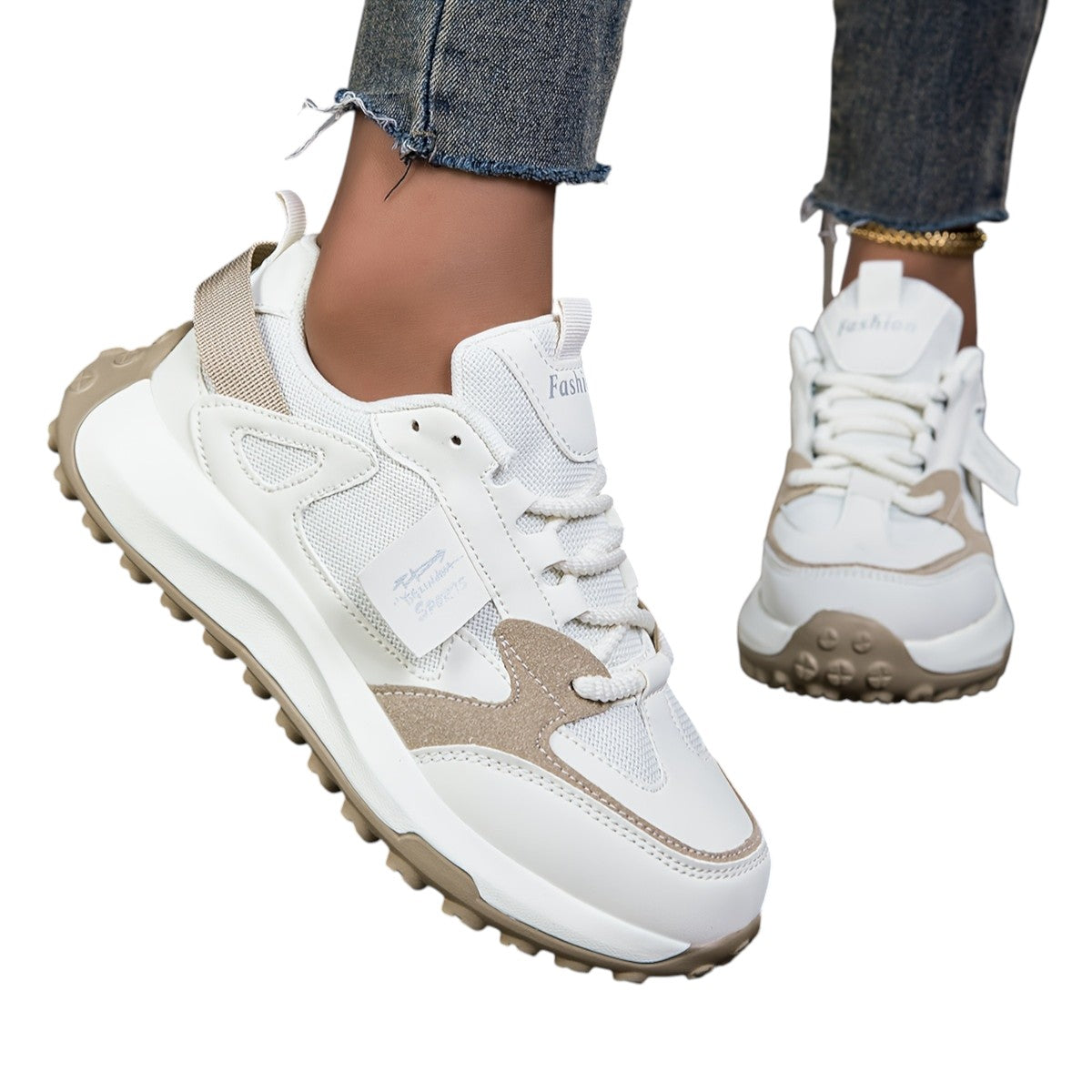 Damsneakers – Hög Sula för Trendig Komfort