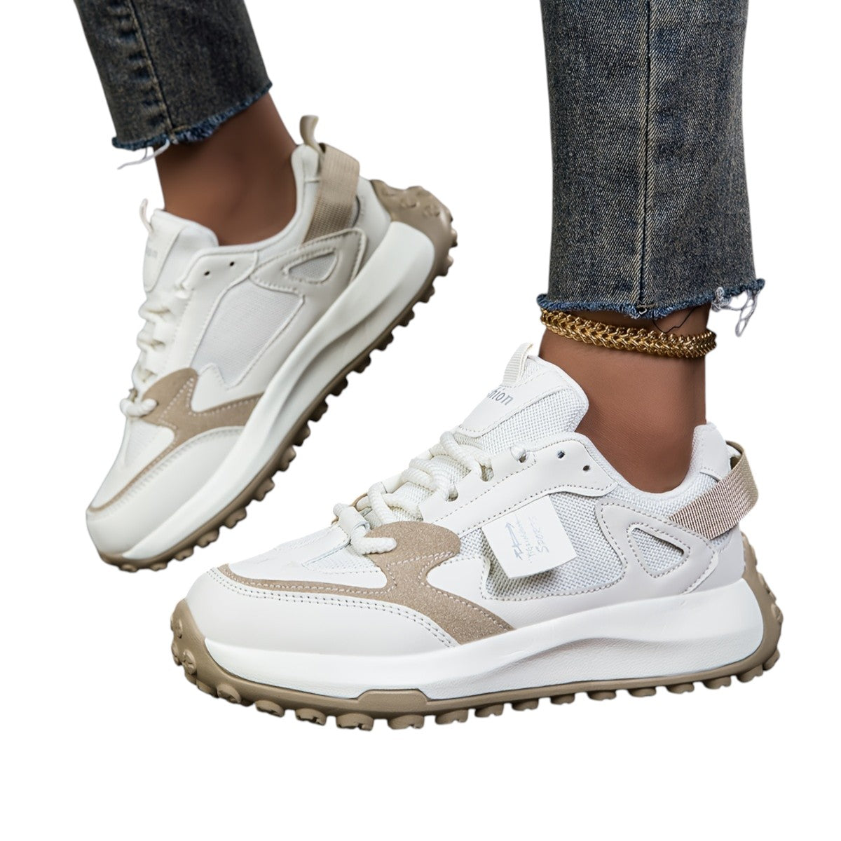 Damsneakers – Hög Sula för Trendig Komfort