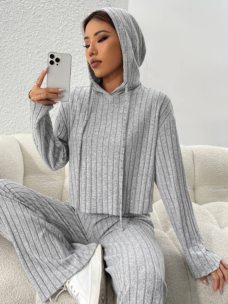 Elina | Mysigt Set med Hoodie