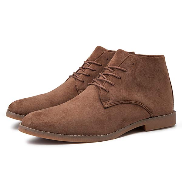 Halvhöga Herrskor i Suede – Stil & Komfort i Ett