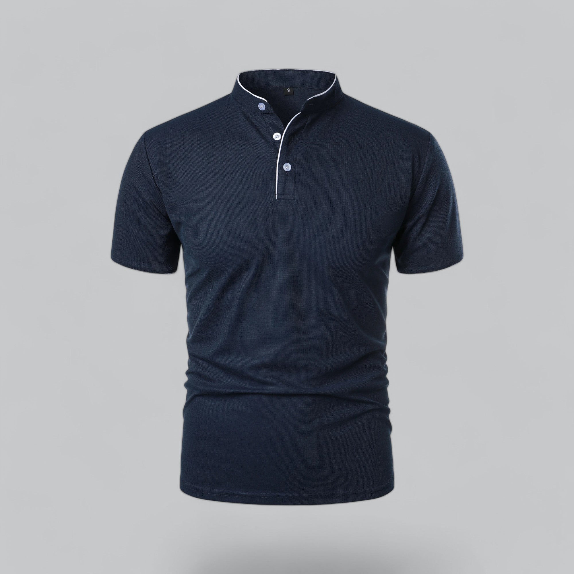 Herr Bomull Polo Skjorta Med Modern Stil
