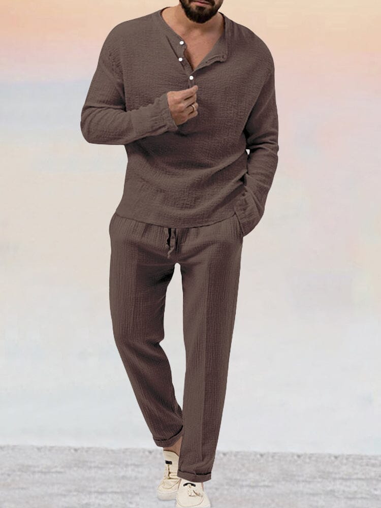 Herr Loungewear Set i Bomull