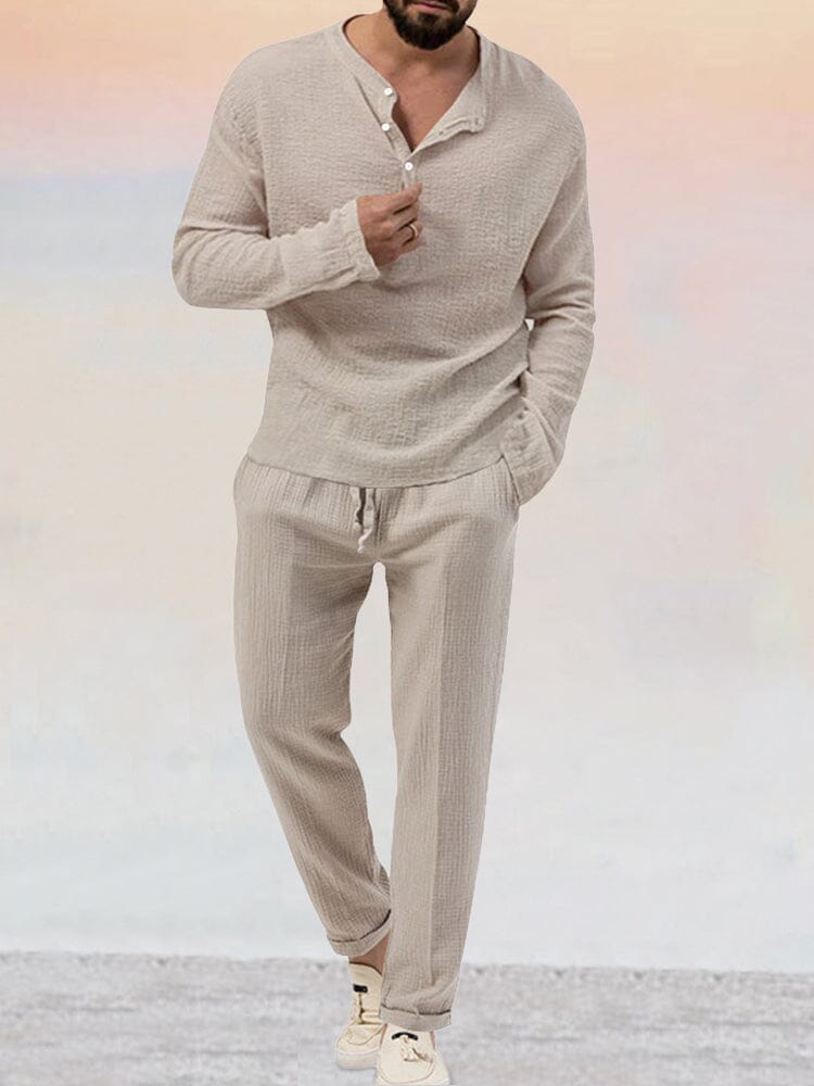 Herr Loungewear Set i Bomull