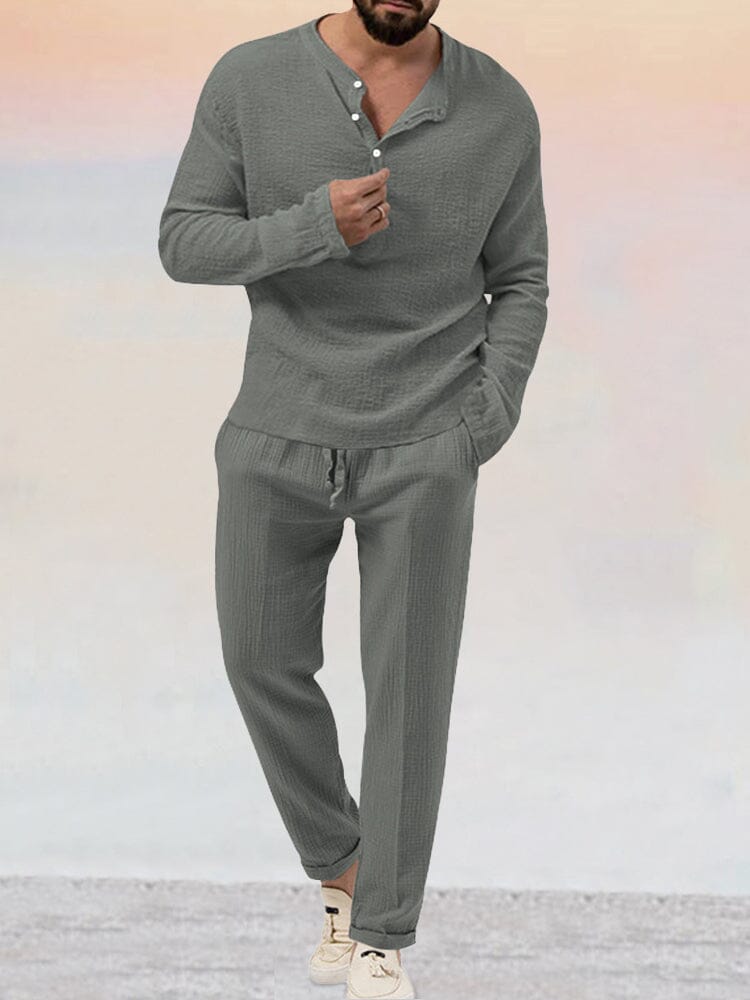 Herr Loungewear Set i Bomull