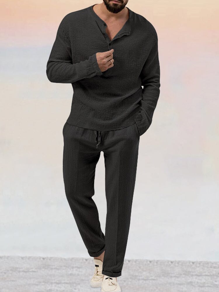 Herr Loungewear Set i Bomull
