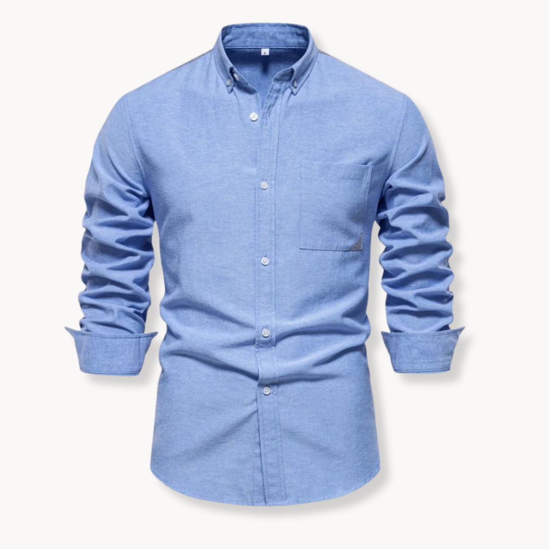Herr Oxford Skjorta - Stilren och Tidslös Design
