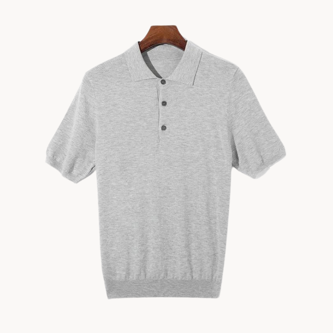 Herr Polo T-shirt i Ull för Komfort och Fräschör