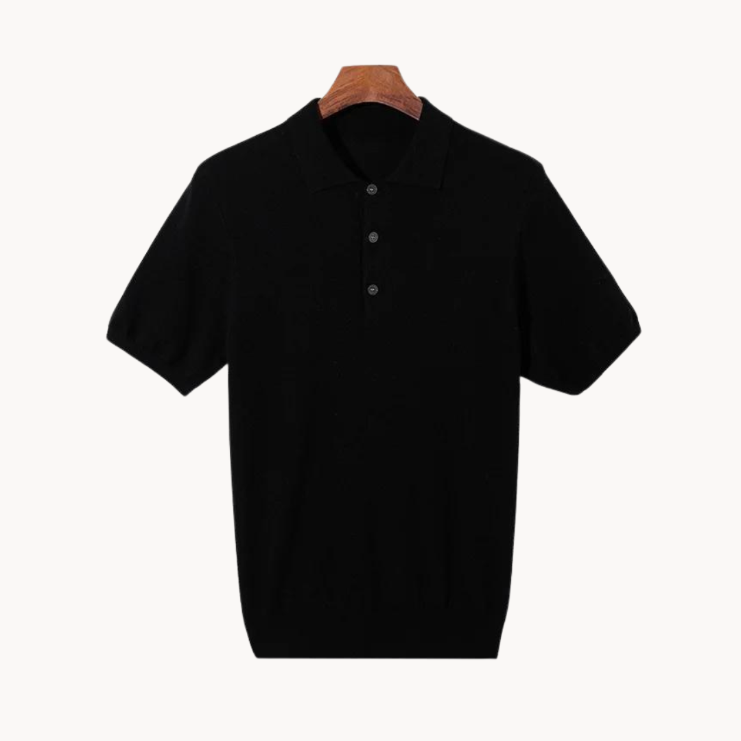 Herr Polo T-shirt i Ull för Komfort och Fräschör
