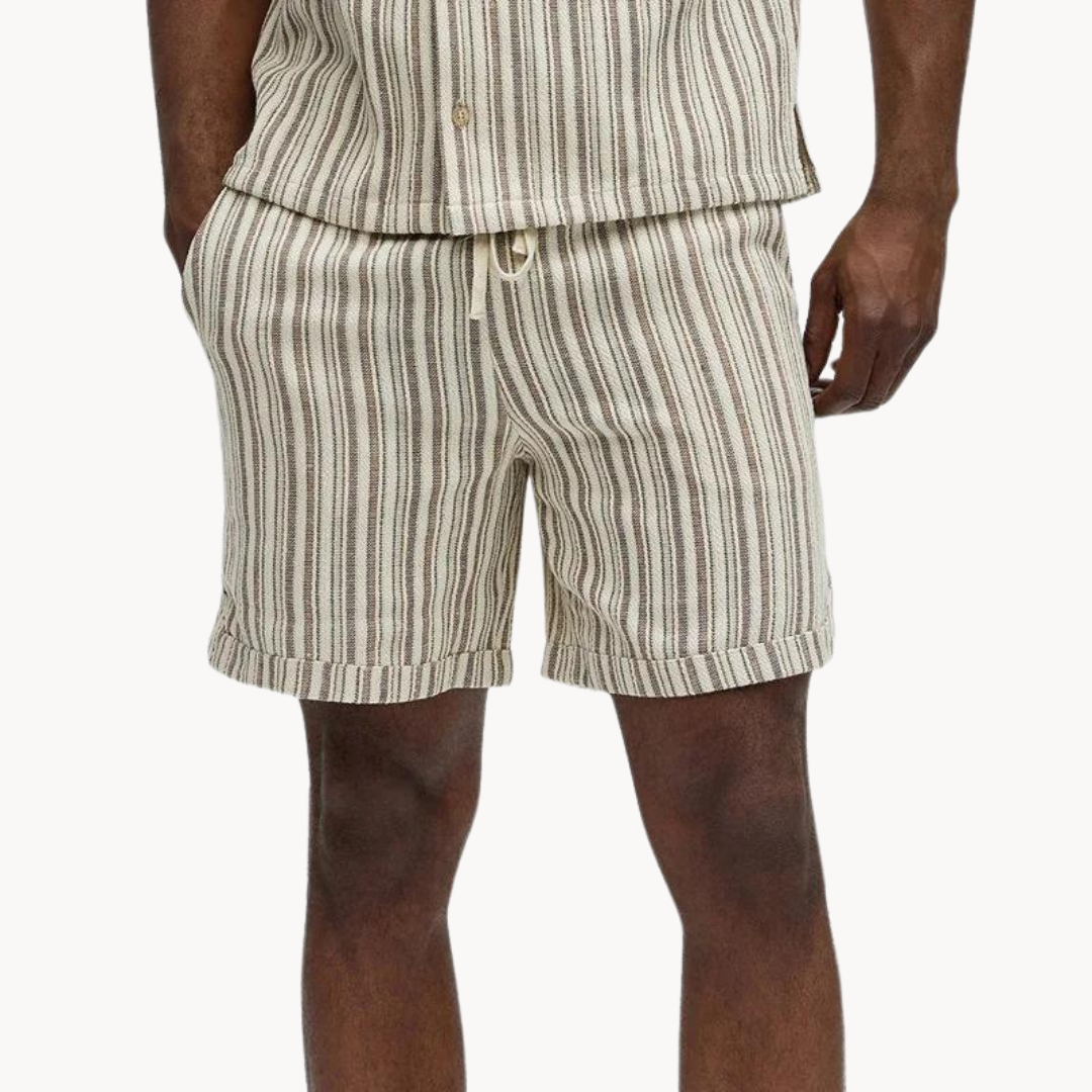 Herr Polo och Shorts Set - Sommarkläder för Avslappnad Stil