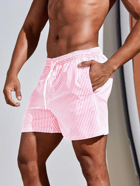 Herr Shorts Högkvalitativt Andningsbart Material Avslappnad Passform