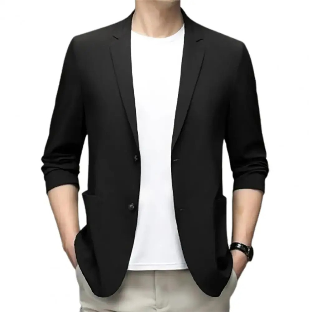 Herr Slim Fit Blazer med Två Knappstängningar