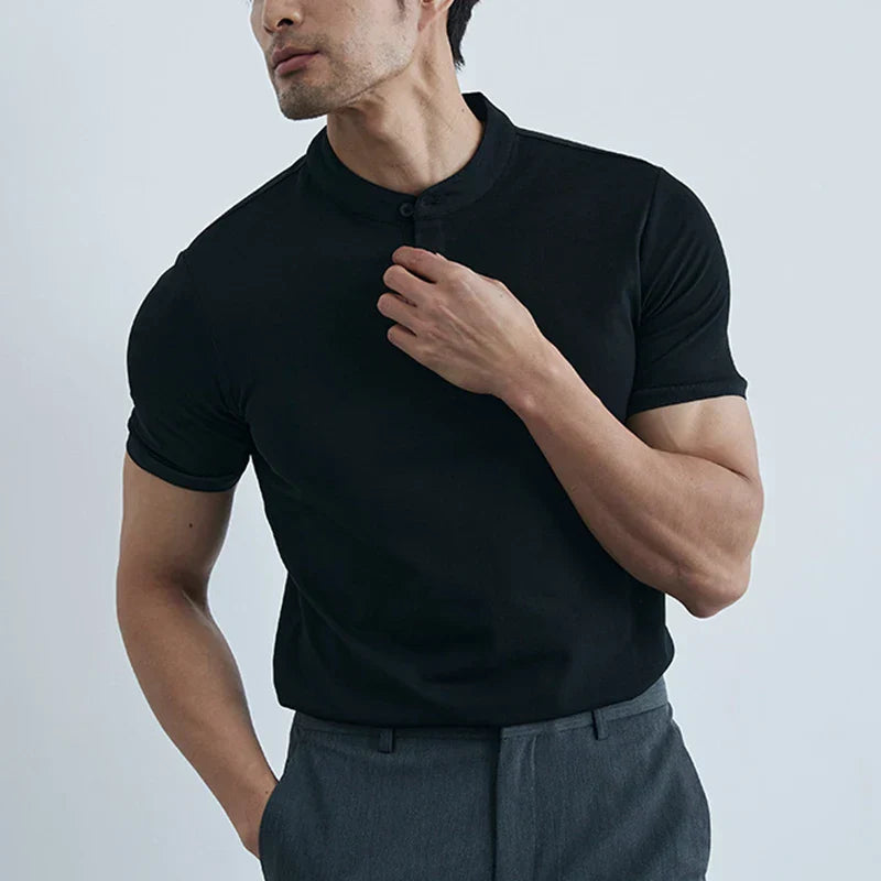 Herr T-shirt Bomull Slim Fit