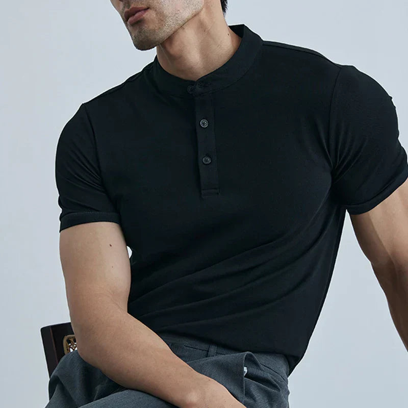 Herr T-shirt Bomull Slim Fit