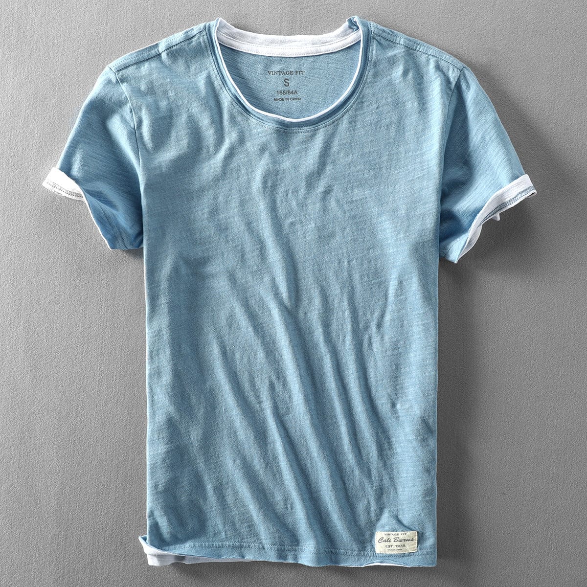 Herr T-shirt i Lätt Material – Kvalitets T-shirt Herr