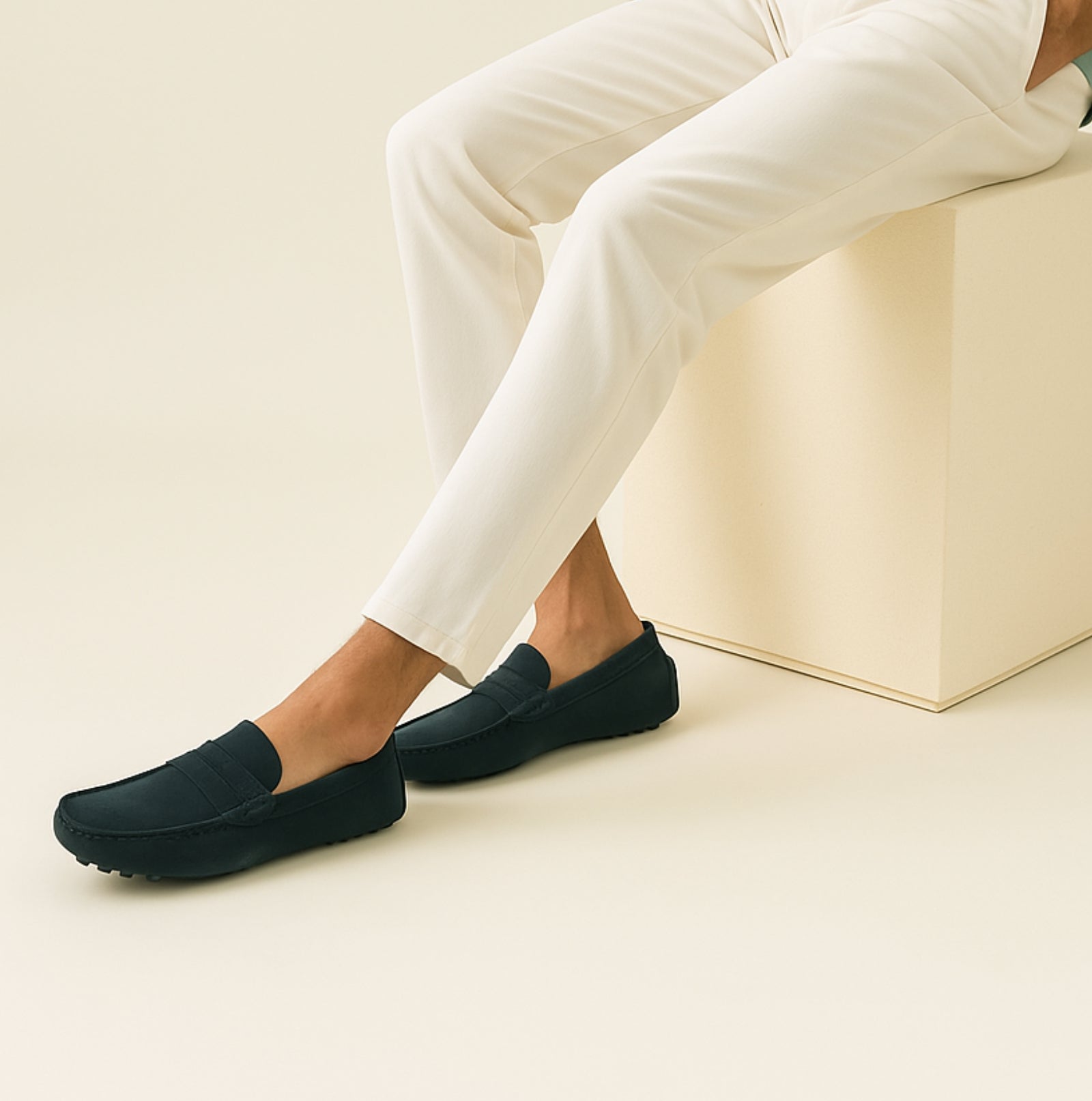 Herr Loafers i Italiensk Stil 3