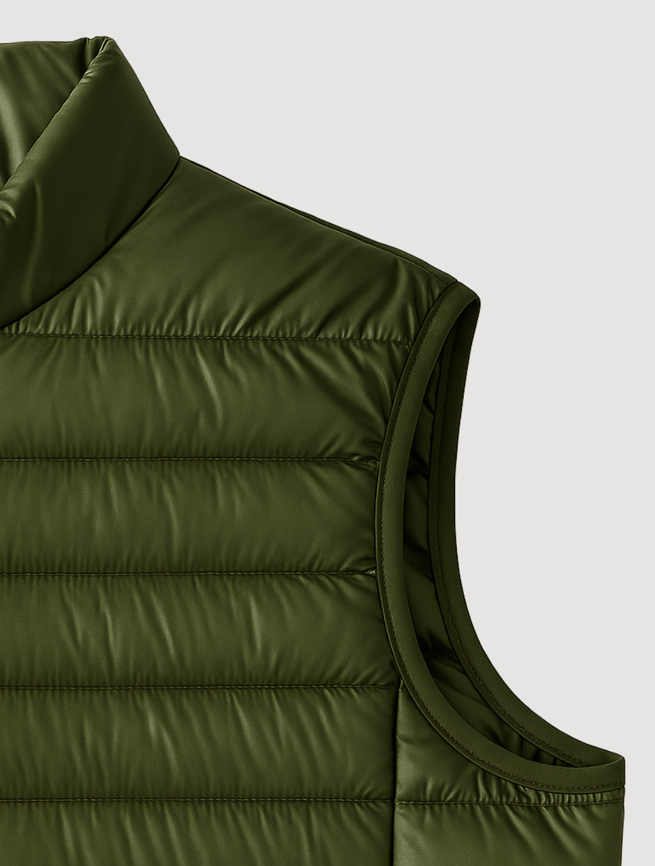 Herr Quiltad Bodywarmer med Minimalistisk Design 4