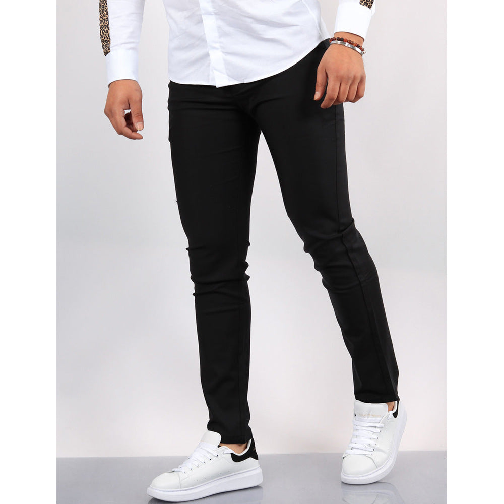 Herrbyxor Ullmix Slim Fit för Affär och Formella Tillfällen
