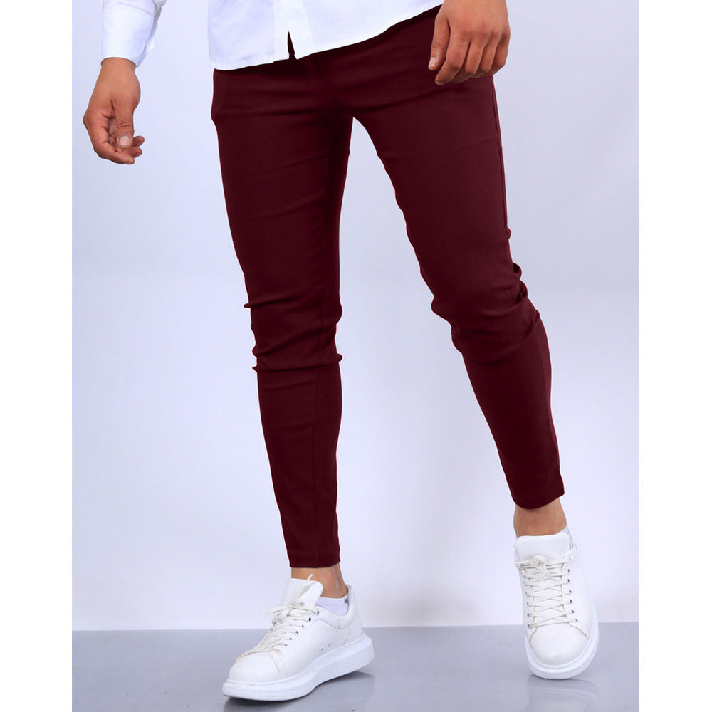 Herrbyxor Ullmix Slim Fit för Affär och Formella Tillfällen