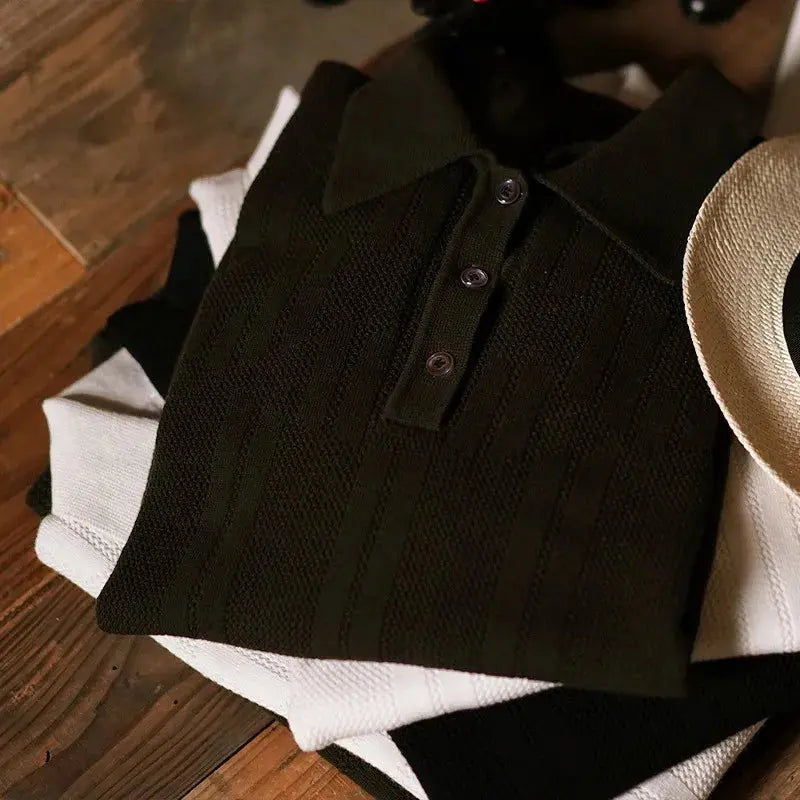 Herren Polo 100% Bomull Klassisk Sommarstil