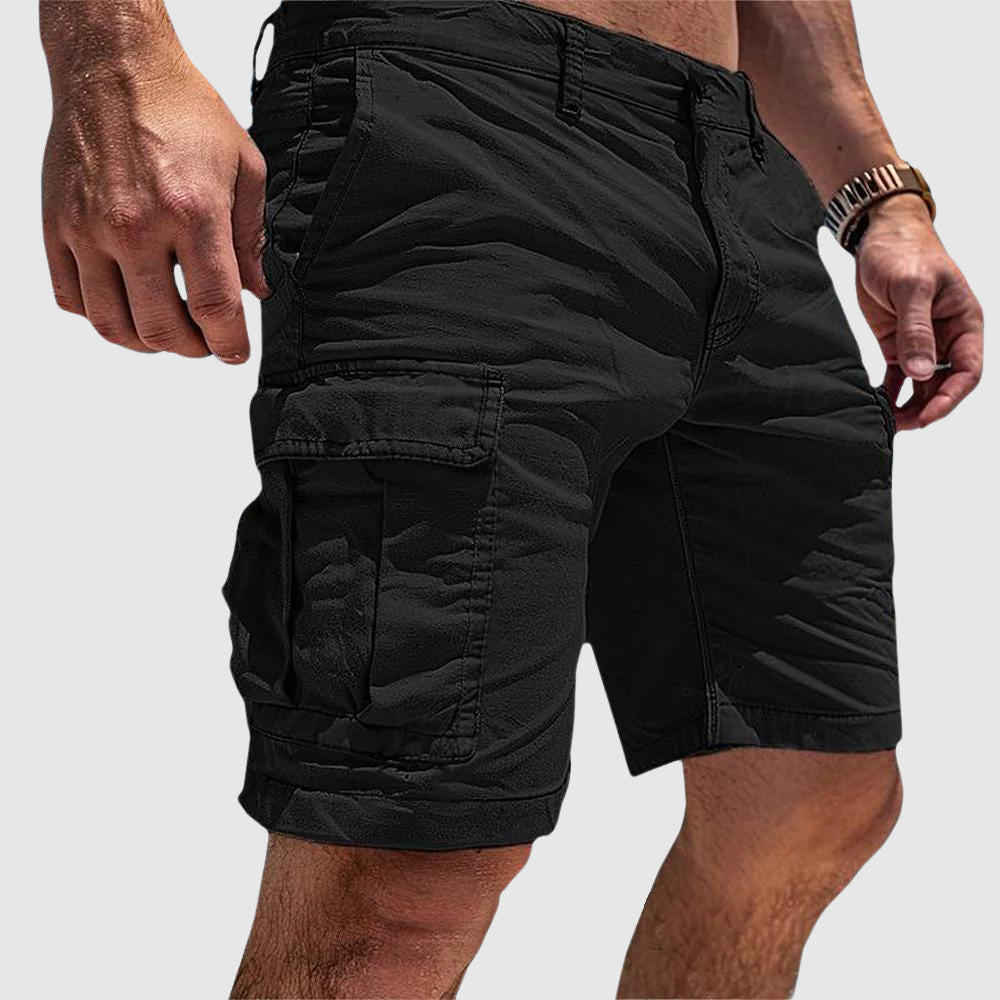 Herrens Bekväma Cargo Shorts för Utomhusäventyr