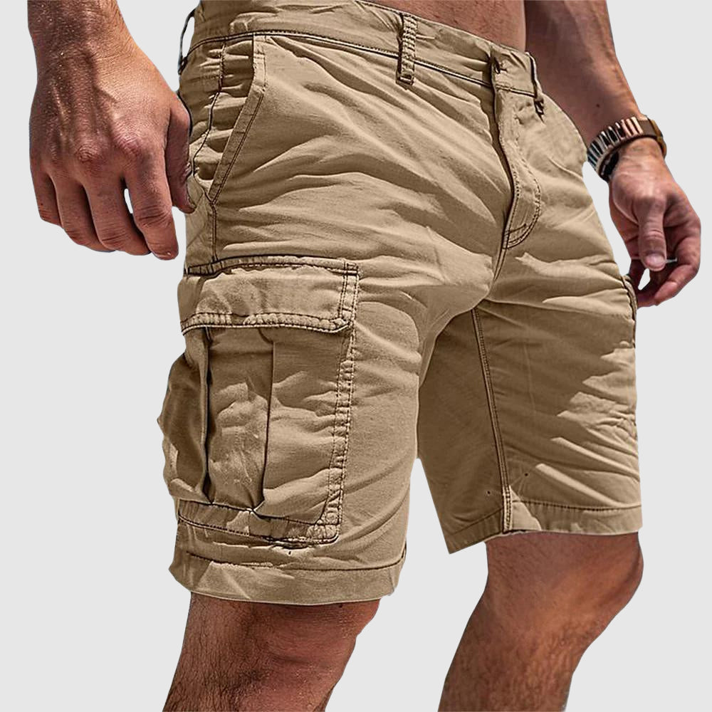Herrens Bekväma Cargo Shorts för Utomhusäventyr
