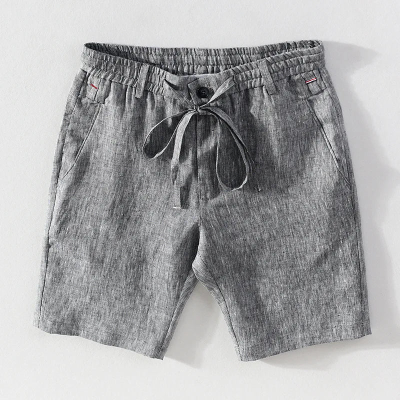 Herrens Linneshorts för Sommar - Avslappnad och Modern Design