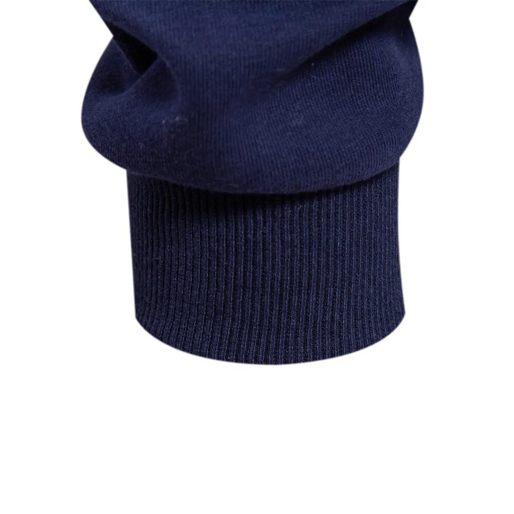 Herrens Polo Sweatshirt med Retro Charm