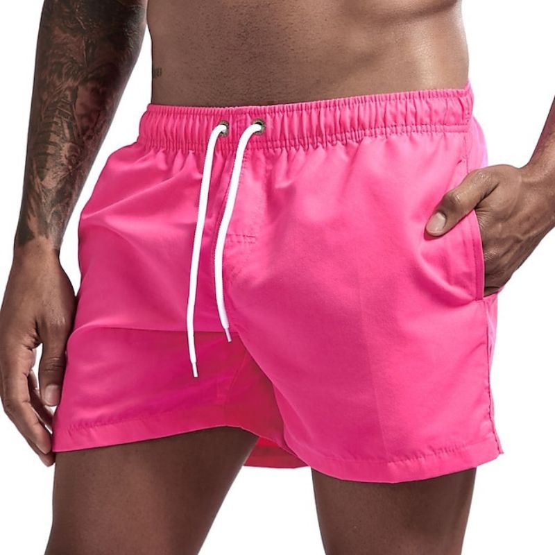Herrens Snabbtorkande Strandshorts Lätt Material