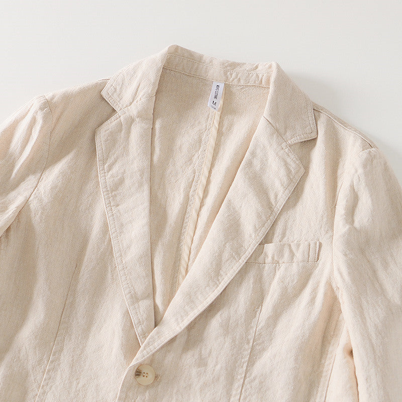 Herrens Vintage Linne Blazer