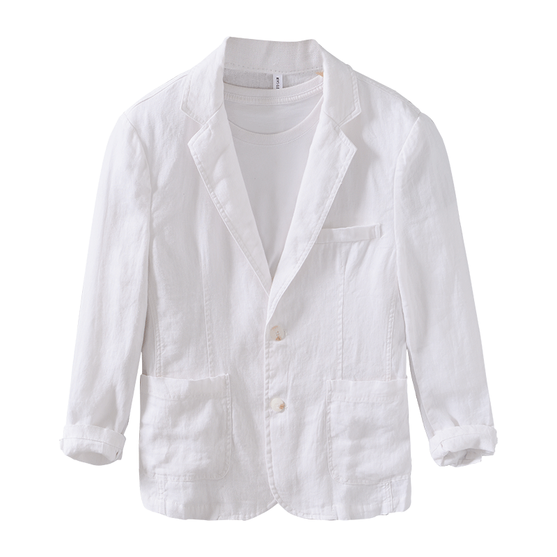 Herrens Vintage Linne Blazer